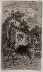 De molen door Rodolphe Bresdin