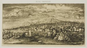 Het Romeinse leger, uit Revue Fantaisiste door Rodolphe Bresdin