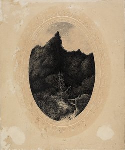 De reiziger in de bergen
