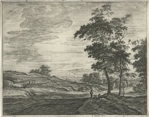 Aan de rand van het Haagse Bos door Roelant Roghman