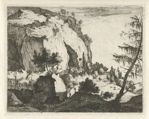 Berglandschap door Roelant Roghman
