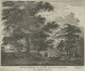 Bospad in het Haagse Bos door Roelant Roghman