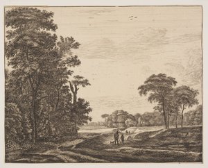 Plaat 2, uit Zes gezichten in het Haagse bos