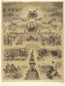 Feestplaat ter gedachtenis aan Neêrlands Onafhankelijkheid, 1813-1888 door Roelof Raar