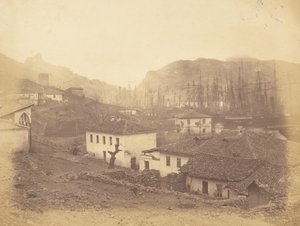 Balaklava, met uitzicht op zee. door Roger Fenton