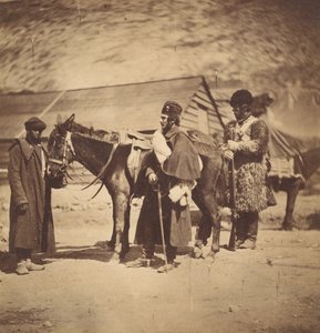 Kapitein Burnaby van de Grenadier Guards, 1855 door Roger Fenton