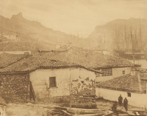Huisjes in Balaklava door Roger Fenton