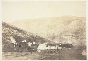 Kampement van het 71e Regiment door Roger Fenton