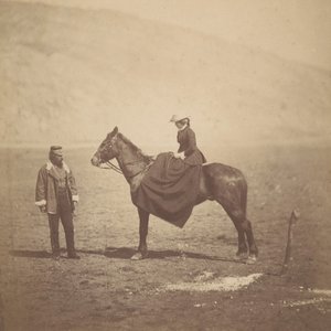 Henry Duberly en mevrouw Duberly, 1855