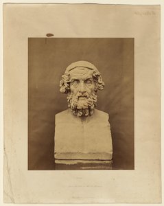 Homerus, naar de buste in het British Museum door Roger Fenton
