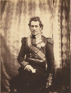Luitenant-generaal Sir De Lacy Evans, G.C.B. door Roger Fenton