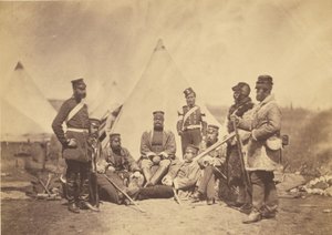Officieren en manschappen van het 89e regiment.