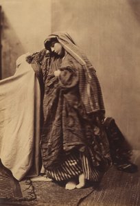 Oriëntalistische studie van een vrouw, 1858 door Roger Fenton