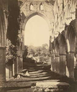 Rievaulx Abbey, 1854 door Roger Fenton