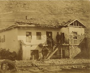 Het oude postkantoor, Balaklava. door Roger Fenton
