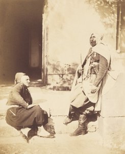 Zouaaf en spahi, bedienden van maarschalk Pélissier door Roger Fenton