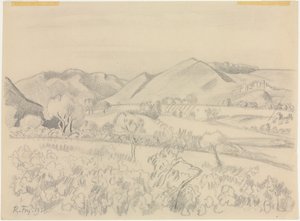 Landschap door Roger Fry
