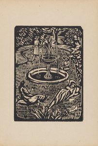 De Londense tuin door Roger Fry