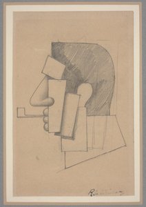 Kubistisch hoofd, c.1915-20