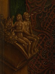 Detail (Sint Lucas tekent het Portret van de Maagd)