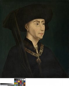 Portret van Filips de Goede door Rogier van der (after) Weyden