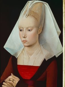 Portret van een dame. Om 1460