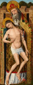 Heilige Drie-eenheid, buitenpaneel van de Weston-drieluik, c.1480
