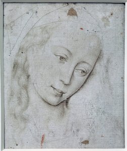 Hoofd van de Maagd door Rogier van der Weyden