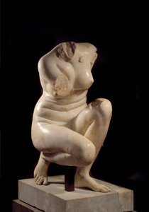 Aphrodite hurkend