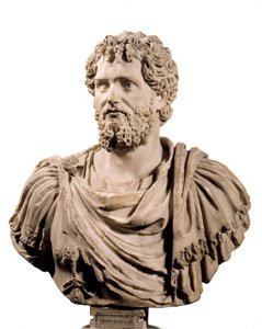 Buste van Romeinse keizer Septimius Severus door Roman
