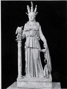 Athena Parthenos, kopie van een 5e-eeuws origineel door Phidias door Roman