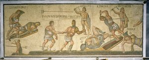 Strijd tussen gladiatoren, 320 AD