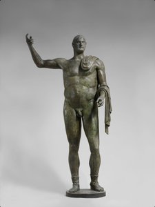 Bronzen standbeeld van keizer Trebonianus Gallus, 251-253 n.Chr.