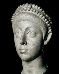 Buste van de Oost-Romeinse keizer Flavius Arcadius (377-408) Istanbul, Archeologisch Museum