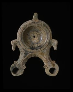Keramische Lamp door Roman