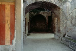 Blik op de Villa van de Mysteriën, Pompeii (UNESCO Werelderfgoedlijst)