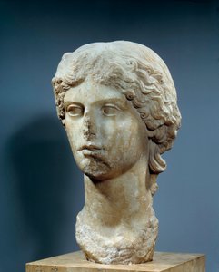 Hoofd van Agrippina de Oudere, vrouw van Germanicus, kleindochter van Augustus, dochter van Agrippa en Julia en moeder van Caligula door Roman