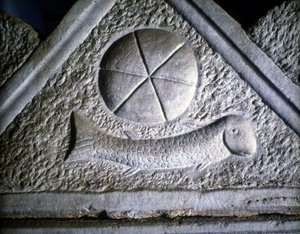 Ictus: vis, christelijk symbool. 2e eeuw