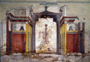 Interieur van de fresco