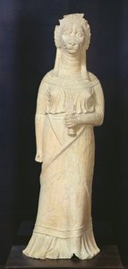 Leeuwenkop godin, uit het heiligdom bij Bir Bou Regba door Roman