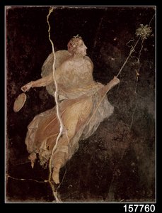 Maenade, uit het Huis van het Schip, Pompeii, 1e eeuw v.Chr.-79 n.Chr. door Roman
