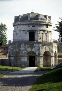 Mausoleum van Theodorik de Grote (455 - 526), Ravenna. door Roman
