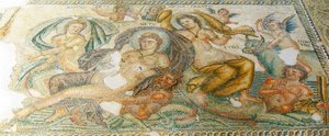 Nereïden en Bythos, Huis van Aion, Paphos, Cyprus