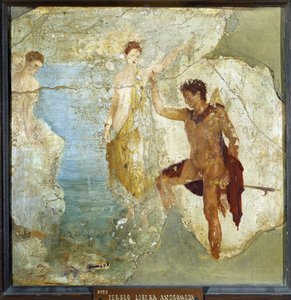 Perseus bevrijdt Andromeda (fresco). Museo archeologico di Napoli door Roman