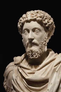 Portretbuste van keizer Marcus Aurelius, ca.170-180 AD