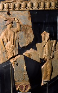 Reliëf uit het gebied van de Tempel van Apollo, Palatijnse Heuvel, Rome