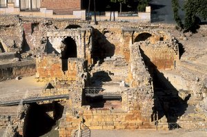 Romeins amfitheater, Tarragona, Catalonië, Spanje door Roman