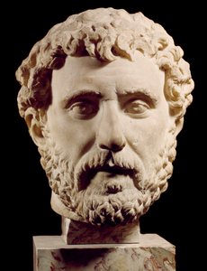 Romeinse kunst: buste van keizer Antoninus Pius door Roman