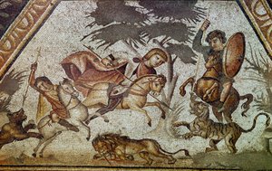 Romeinse kunst: mozaïek van de seizoenen