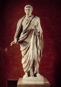 Romeinse kunst: standbeeld van keizer Augustus door Roman